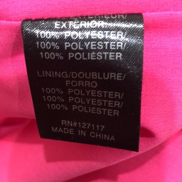 NWT Badgley Mischka Dress Size 0 Magenta Pink Bell Sleeve Mini - Picture 8 of 13